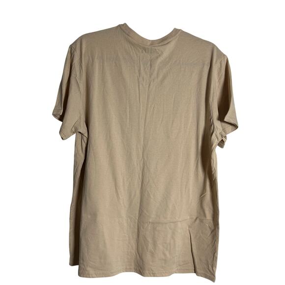 SMURFS "Call Me Big Papa" Graphic Tee NEW Tan SS Size L - Picture 3 of 5